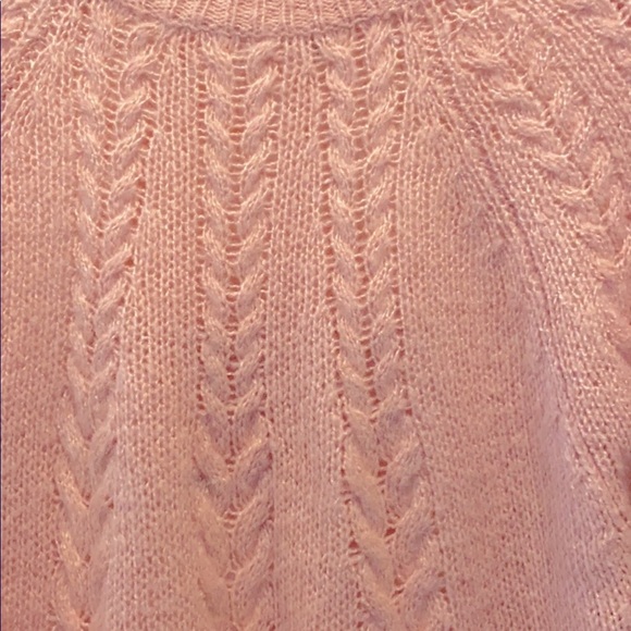 Pink knit funnel neck Caslon sweater - Picture 3 of 3